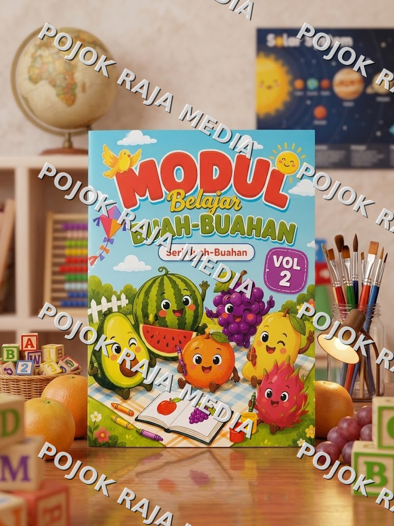 Modul Belajar Anak Seri Buah-Buahan Vol 2 / Buku Edukasi Anak Paud TK